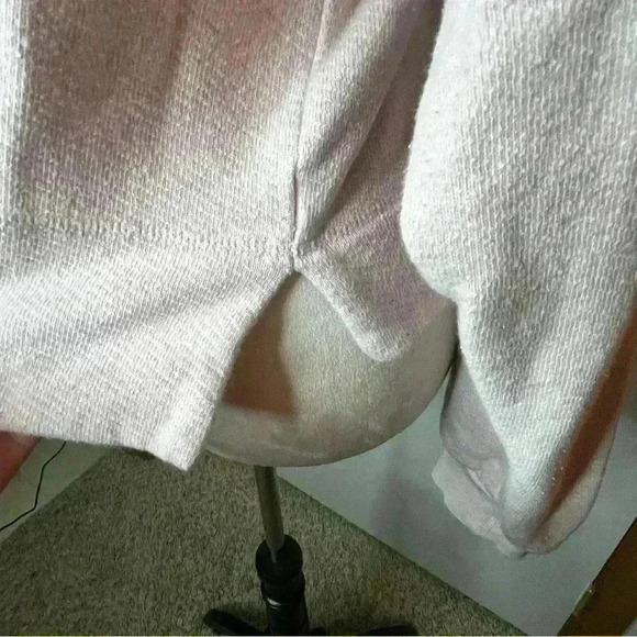 Sweaty Betty Cropped 1/2 Zip Sweatshirt Pullover Women 12 Pink Athleticwear - Picture 6 of 9